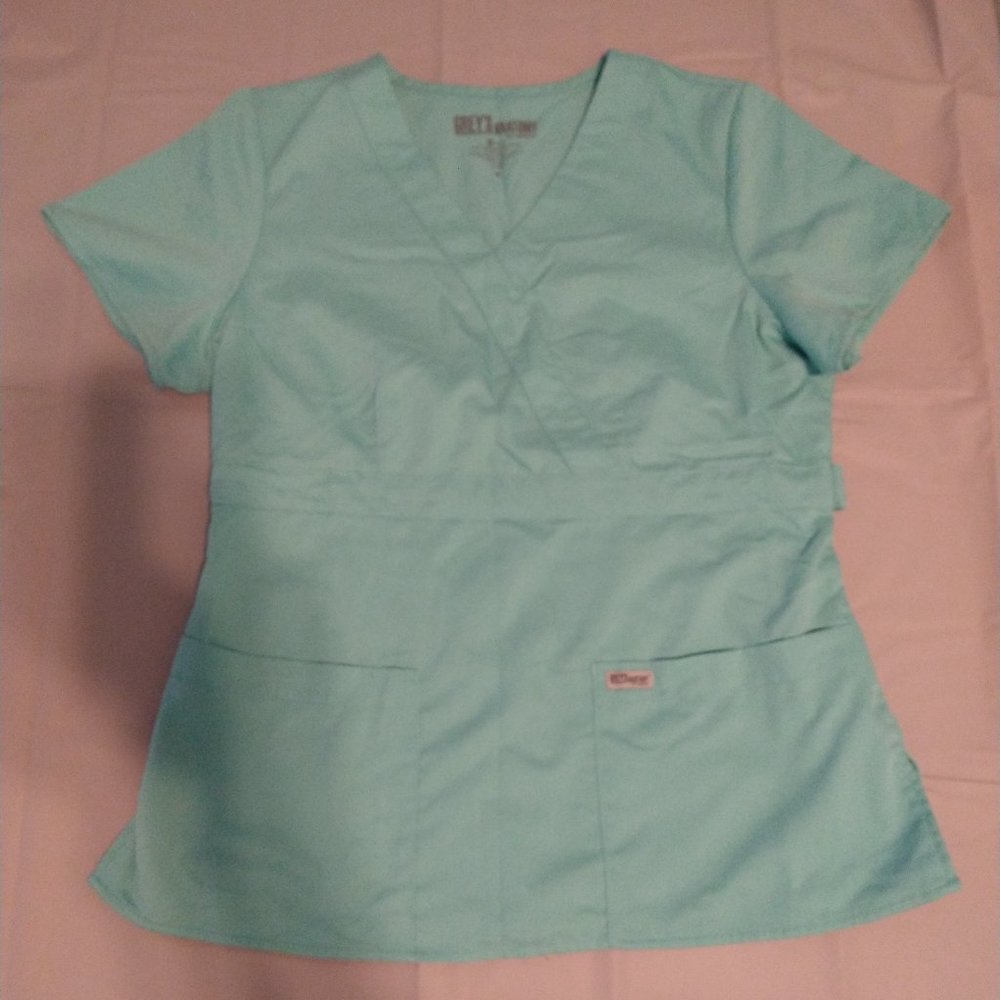 Woman's M Lt. Blue Gray's Anatomy Scrub Top